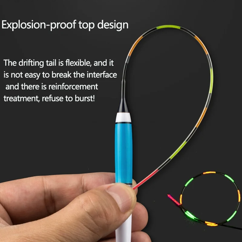 1 шт. светодиодный Электрический поплавок для рыбалки электронный с батареей