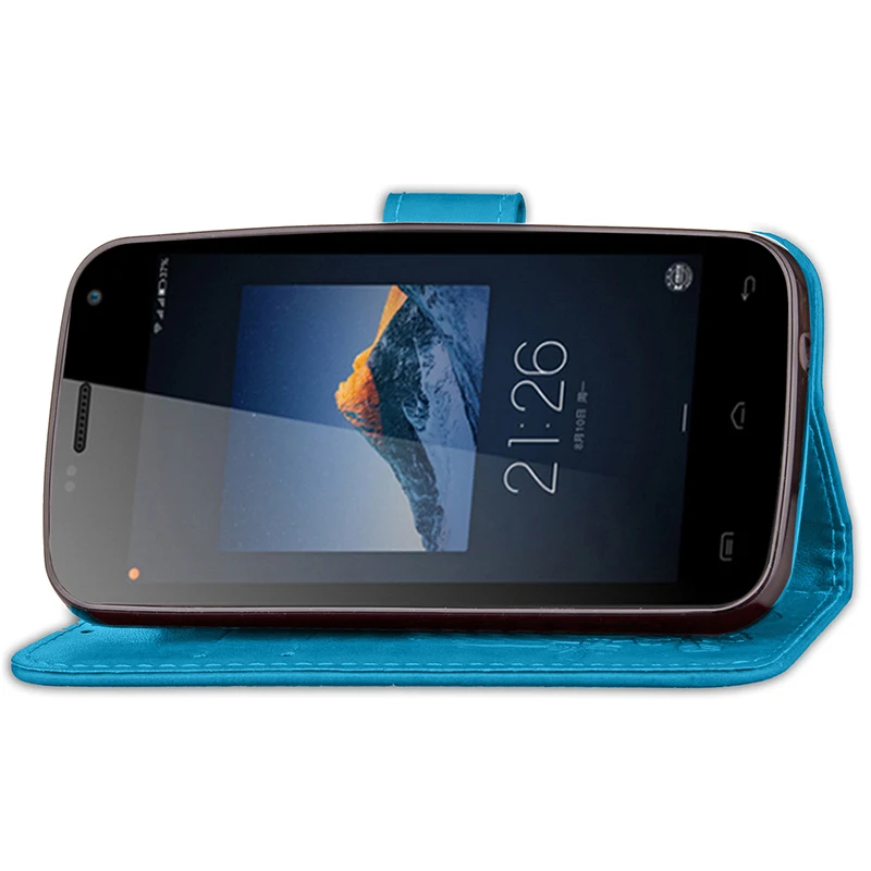 Чехол Для Doogee X3 X 3 4 5 "Флип из кожи пу и ТПУ мобильный телефон оболочка Клевер