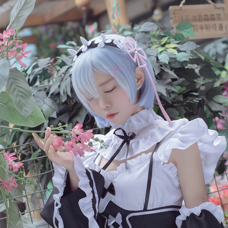 Фраза: zero Kara Hajimeru Isekai Seikatsu Life In a другой мир Ram Rem костюм для косплея|Праздничные