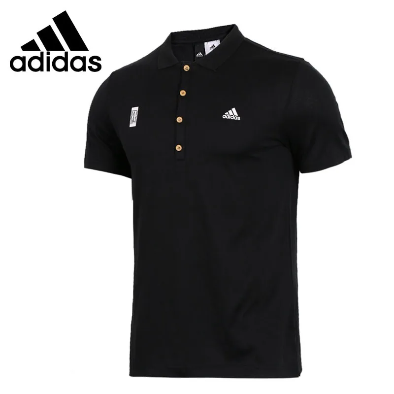 Новое поступление Adidas WJ поло REG Для мужчин рубашки поло с коротким рукавом спортивная
