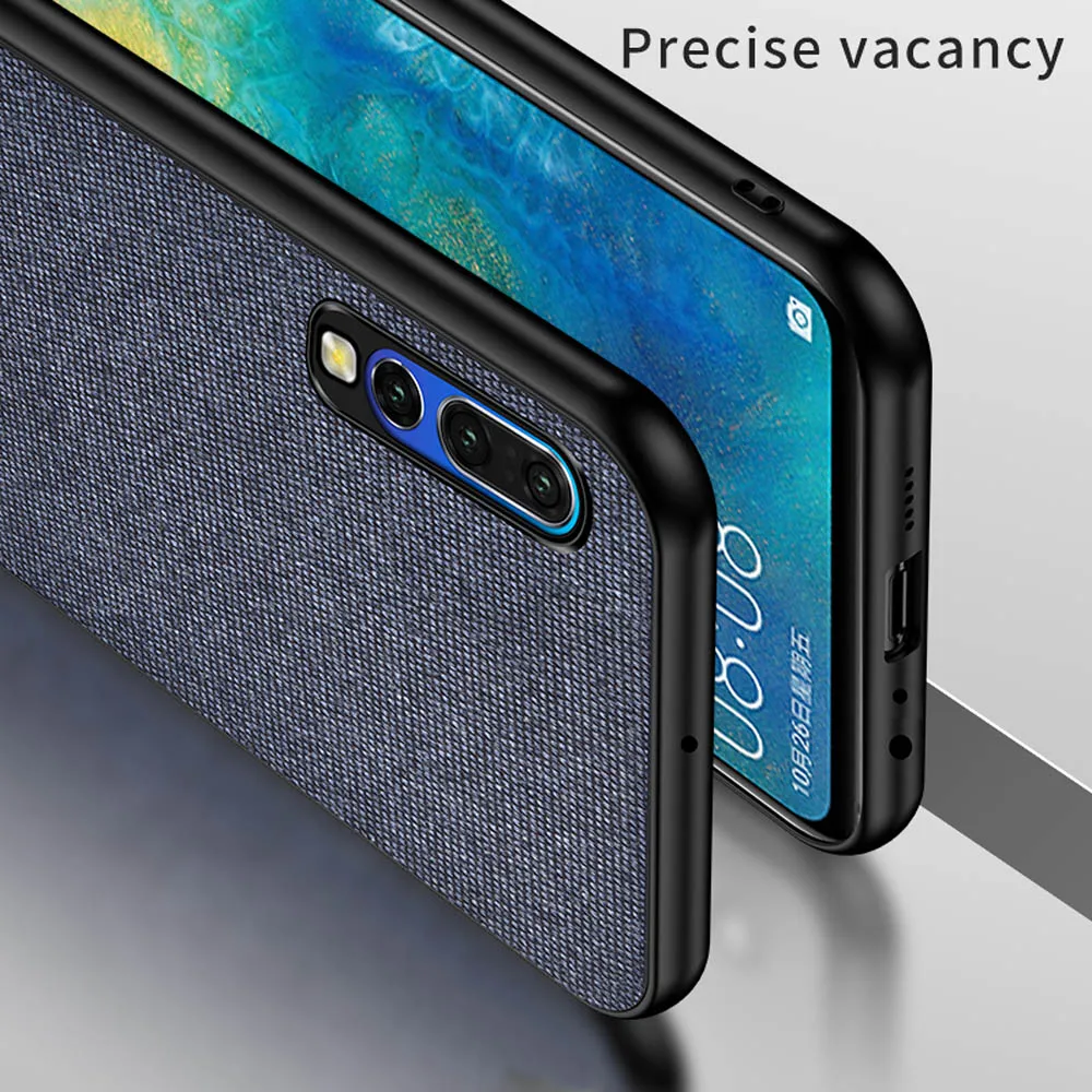 Чехол для huawei P20 Lite P30 mate 20 Pro тканевый силиконовый чехол для телефона huawei Nova 3i 3 3e 4 4e 5 5i чехол