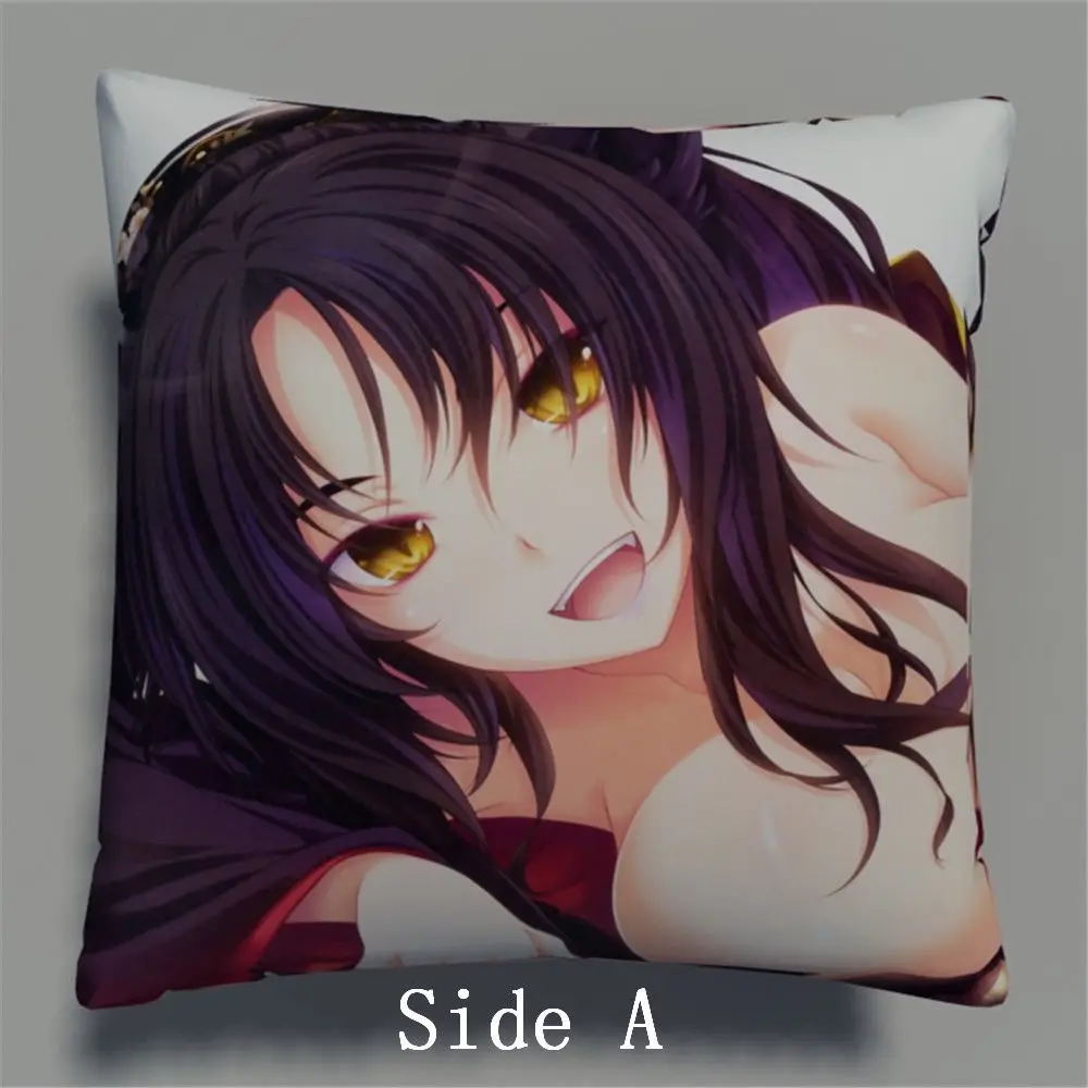 Kuroka средней школы Dxd Аниме Манга две стороны Наволочки Чехол для подушки косплей подарок новинка 717
