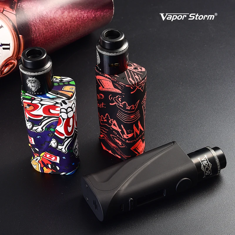 100% Оригинальный Vapor Storm ECO Pro 80 Вт набор Vape Starter kit с 2 мл/6 мл 510 резьбой Lion RDA бокс-мод