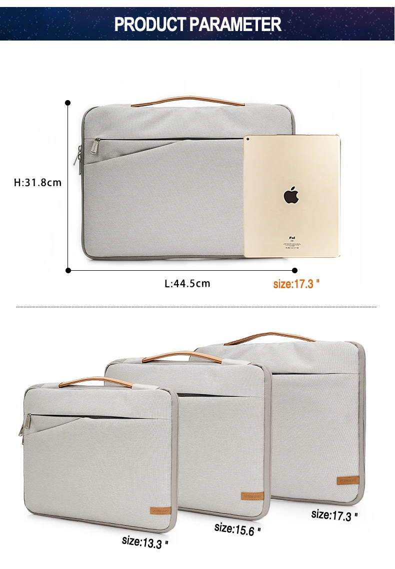 KINGSLONG Laptop Bag Handbags Soft Computer Notebook Bag 13.3inch 15.6inch 17.3 inch for Laptop Business Briefcase Laptop Case