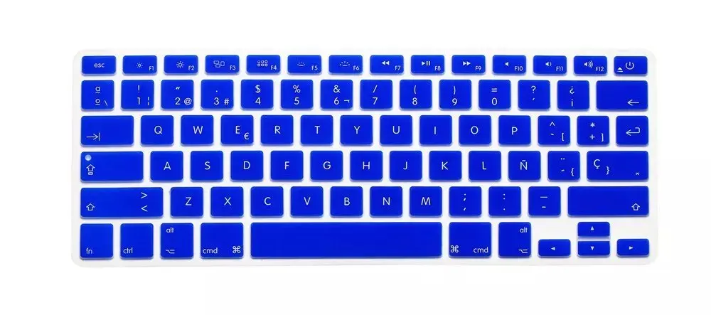Мягкий силиконовый испанский нам клавиша Enter чехол для ноутбука Macbook Air Pro retina 13 15 17 протектор для Mac book клавиатура Испания свяжитесь с нами