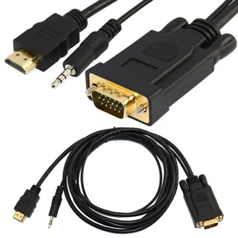 Передача HDMI на VGA компьютер затем проектор с подключением аудио HD | Компьютеры и