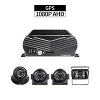 bus mobile dvr recorder gps track4ch 1080p hdd mdvr with 4pcs ahd 2 0mp cameras g sensor for lorry semi truck vehicle security