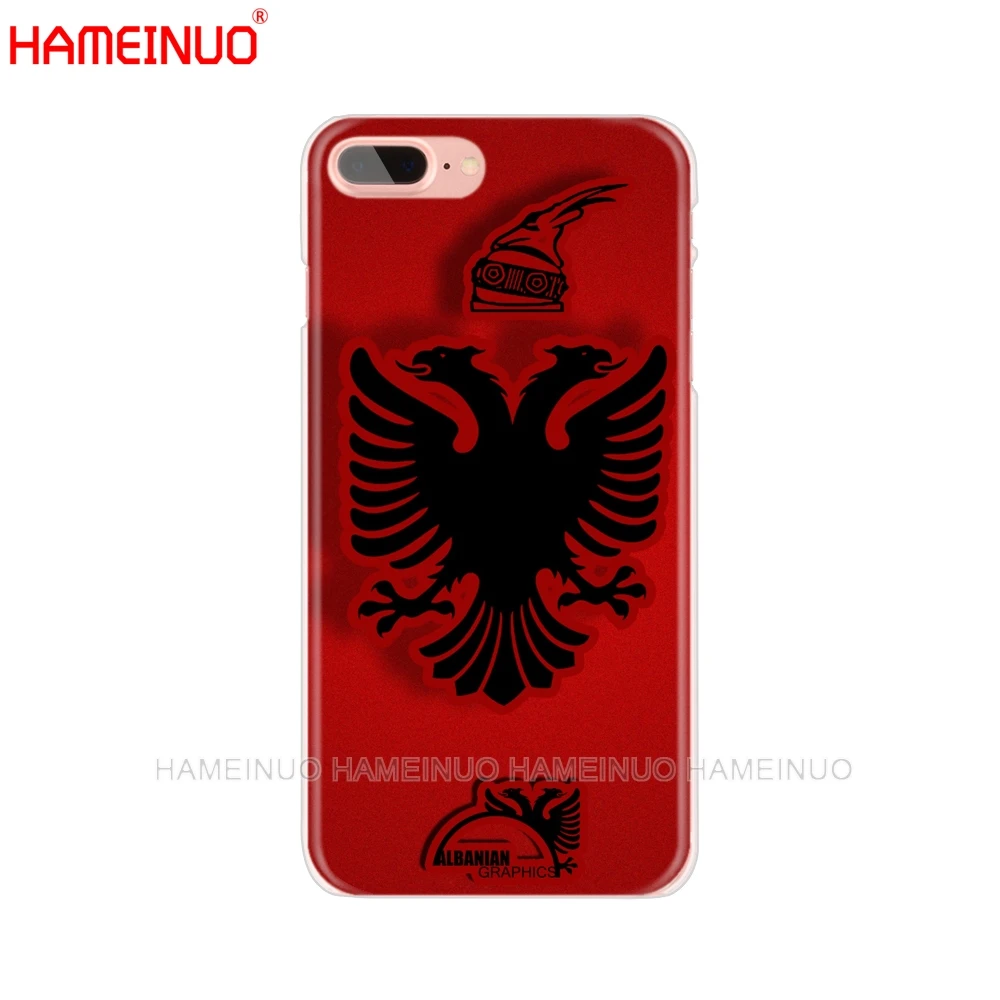 HAMEINUO с албанским флагом сотовый телефон чехол для iphone X 8 7 6 4 4s 5 5s SE 5c 6s
