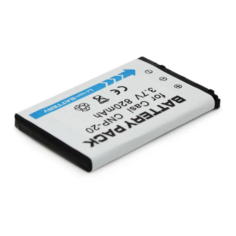 Аккумулятор WHCYonline для камер CASIO батарея 800 мА · ч CNP 20 CNP20 с функцией приближения