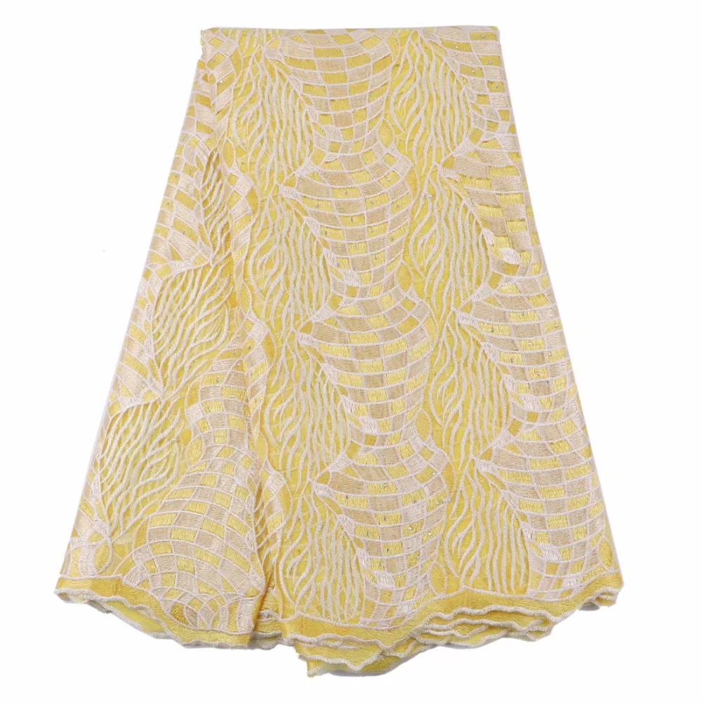 (5 Ярдов/шт) Chic 3D Дизайн Вышитые Лоскутное Тюль Кружева Органзы Ткани Французский