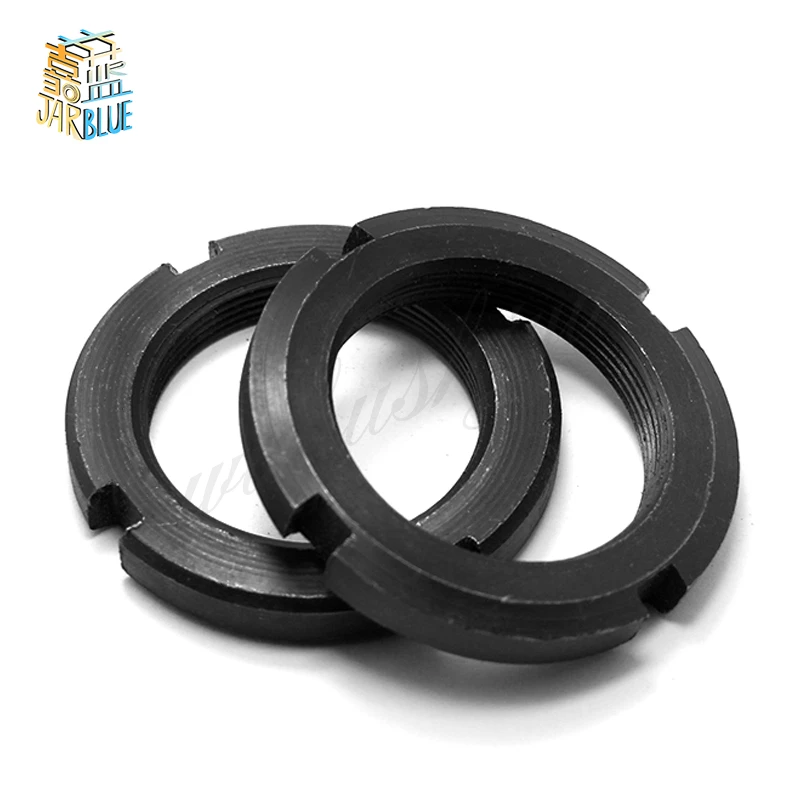 2PCS Round Nut Slotted Four Slot Retaining M10/M12...M60 GB812 | Обустройство дома