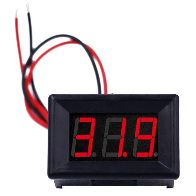 Профессиональный измеритель напряжения 0 36 &quot цифровой ЖК дисплей 2 провода