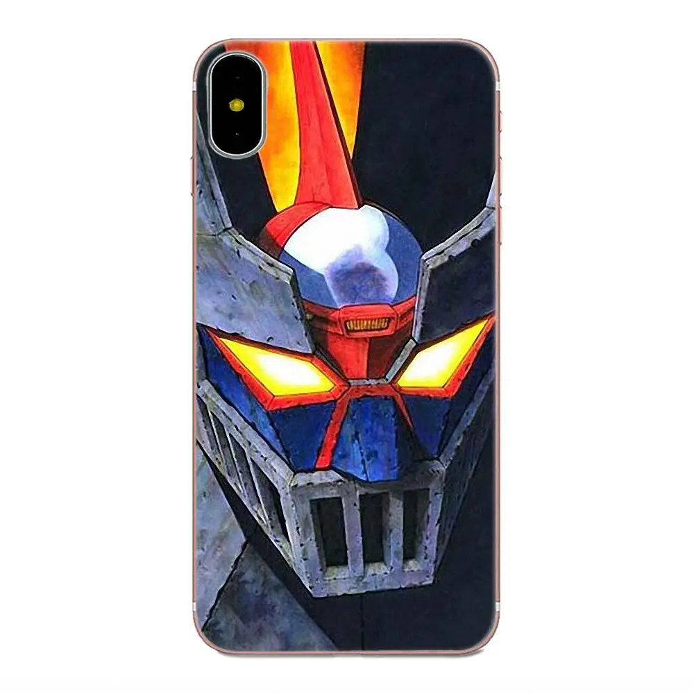 Аниме Grendizer G5 японский робот ТПУ сотовый Чехол для Moto G G2 G3 G4 HTC 530 626 628 630 816 820 One A9 M7 M8