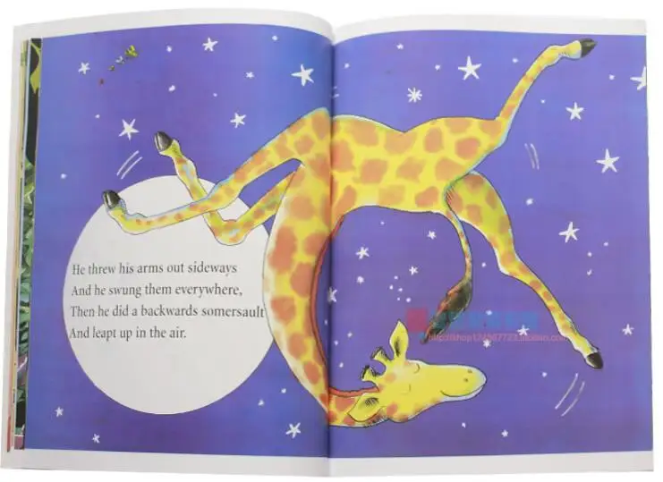 Жирафы cannot DANCE детские книги Обучающие английские рассказы с картинками для