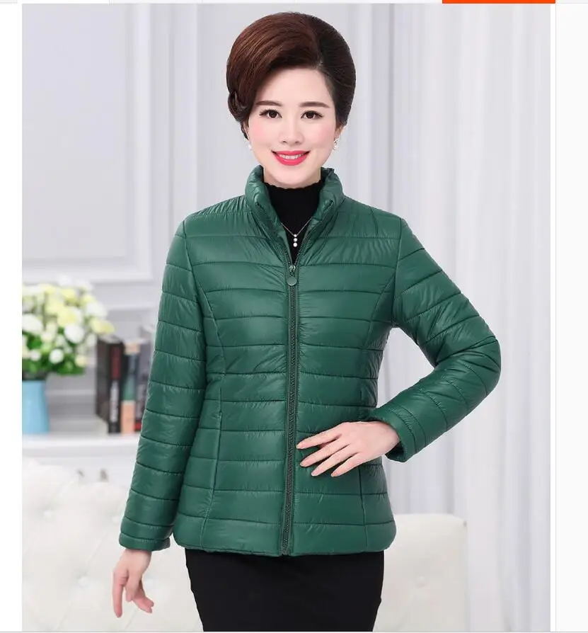 

Basic jackets coat Women's coat fashion personality small collar jacket mother's coats Light and stylish clothes jacket 589