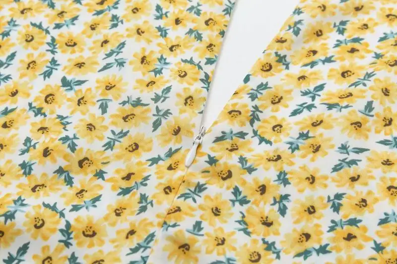 Летнее платье с цветочным рисунком новинка 2019 модный крохотный цветок принты