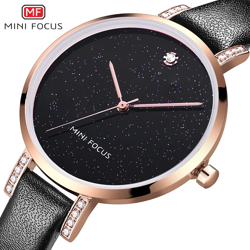 Часы наручные MINIFOCUS женские кварцевые брендовые Роскошные модные для девушек