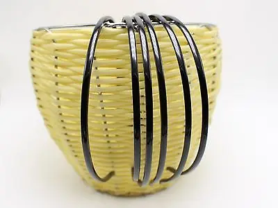 10 черная пластиковая узкая тонкая плоская повязка на голову 4 мм с зубцами|hair band