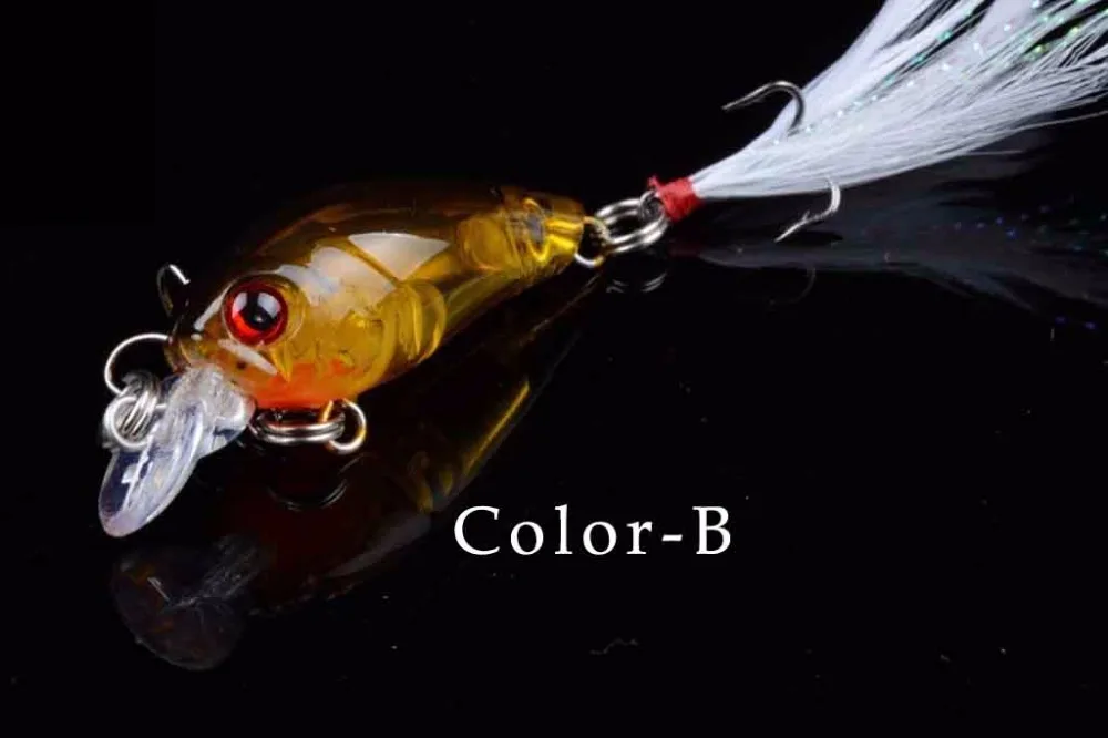 JOSBY Wobbler Fshing gear Carp Fishing spinners crankbait feeders lures pesca Floating Deep Diving 0.1m-0.3m 3g/6.2cm Hook 10