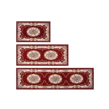 Q83 Red 50X80 см+ 50X180 см синель Противоскользящий ковер для кухни, коврик для ванной, татами, коврик для дома, прихожей, алфомбра - Цвет: Q83 Red
