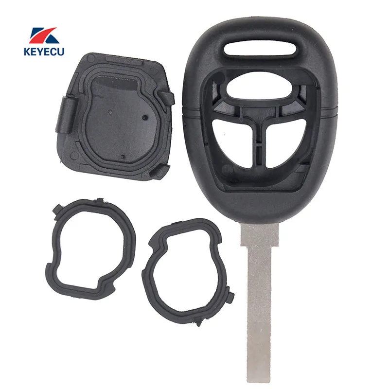Запасной чехол KEYECU для автомобильного ключа с дистанционным управлением 3 кнопки