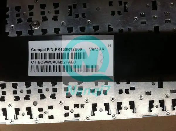 Новая Оригинальная клавиатура для hp Pavilion m6 Envy m6 M6-1000 m6-2000 Великобритании с рамкой Белый PK130R12B09