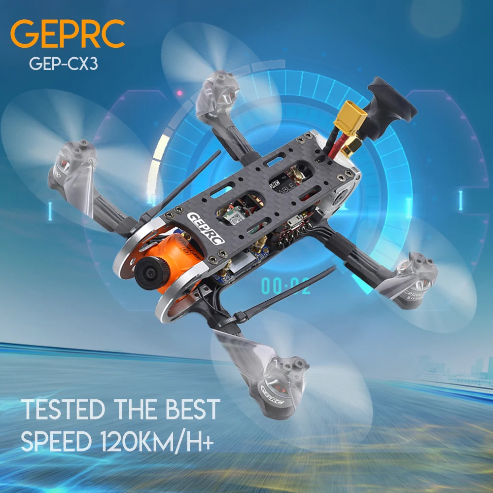 GEP-CX3 Радиоуправляемый Дрон с камерой 1080P 5,8G FPV Racer Drone 145 мм с приемником Frsky R9MM BNF PNP версия