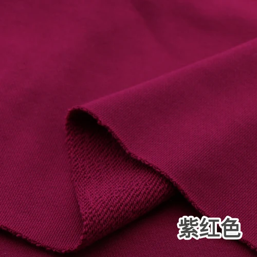 Fuchsia Плотная трикотажная махровая толстовка с капюшоном из хлопка, спортивная одежда - Цвет: Fuchsia