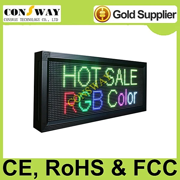 Бесплатная доставка и одобренное СЕ прокрутки led доска панель с цветом RGB размер