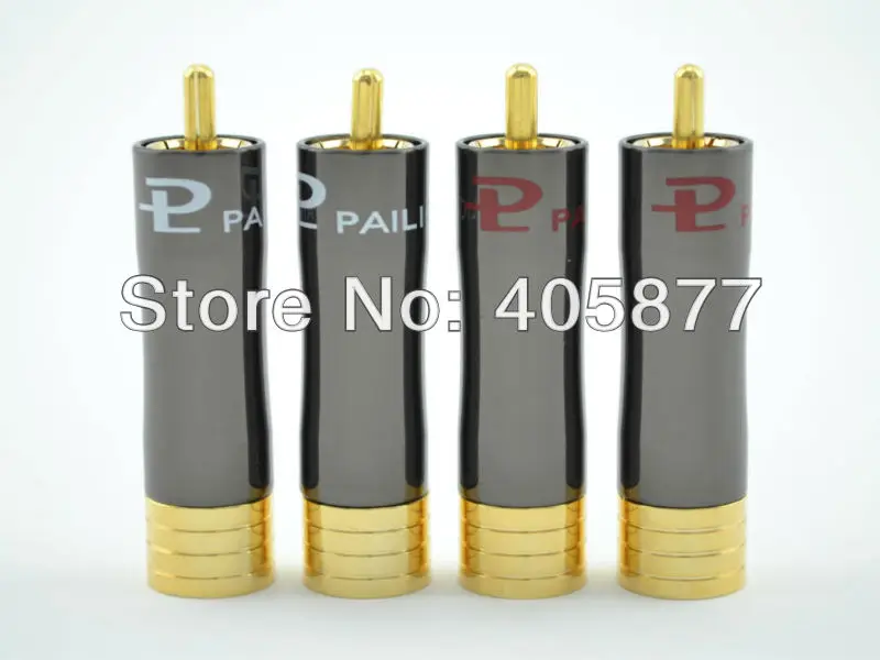

4 шт. Hi-End Hi-Fi аудио 24K позолоченный переходник RCA