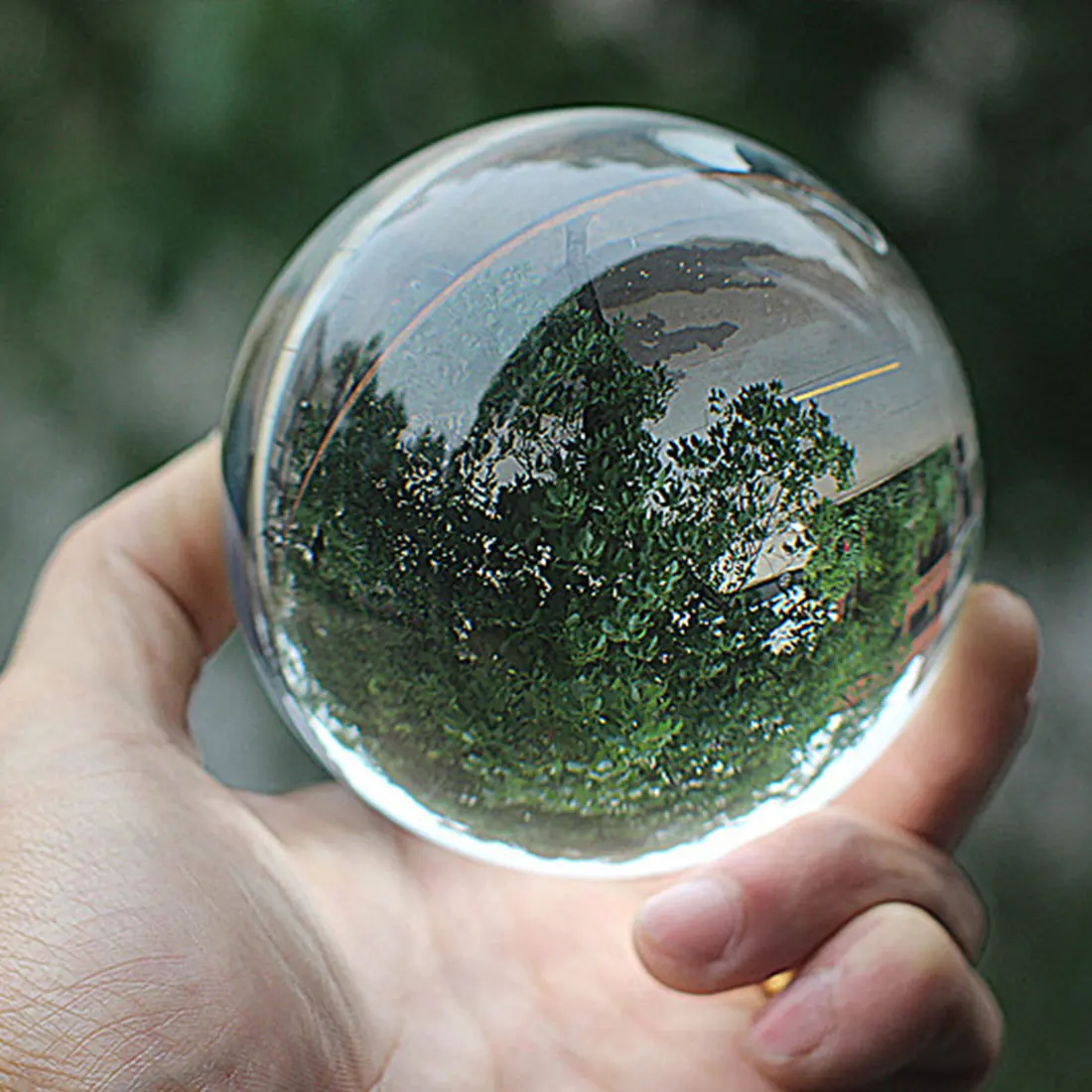 4 размера хрустальный шар фигурки миниатюрные фотографии реквизит Lensball