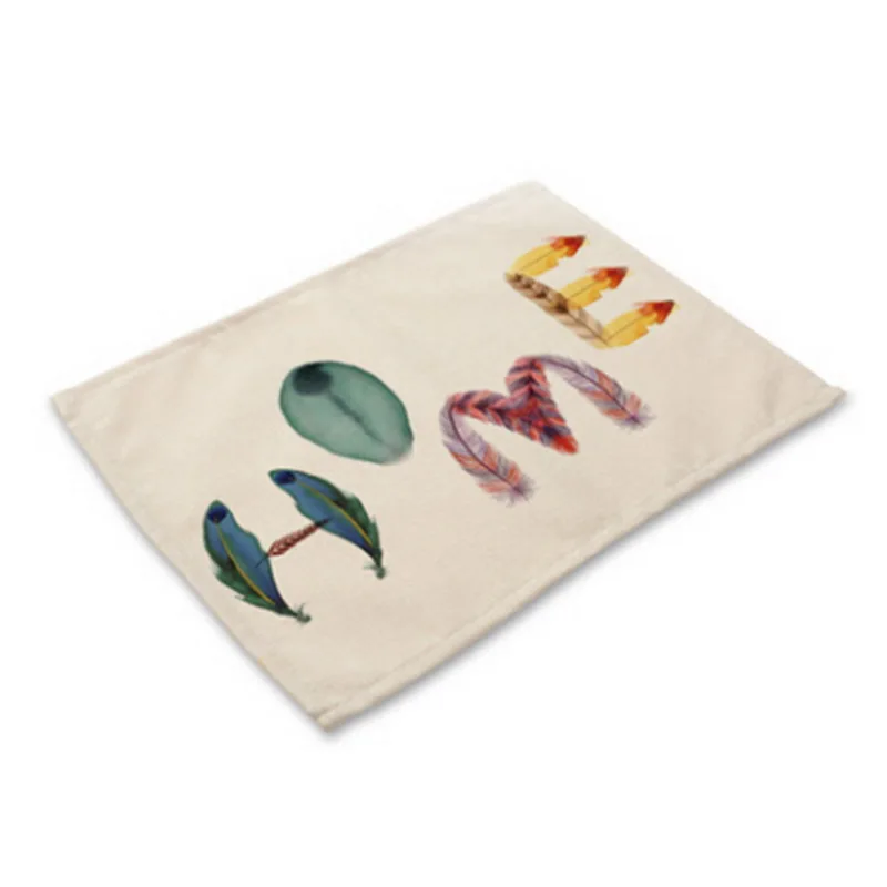 Лидер продаж принт посуда пусковая площадка коврик для кухонного стола