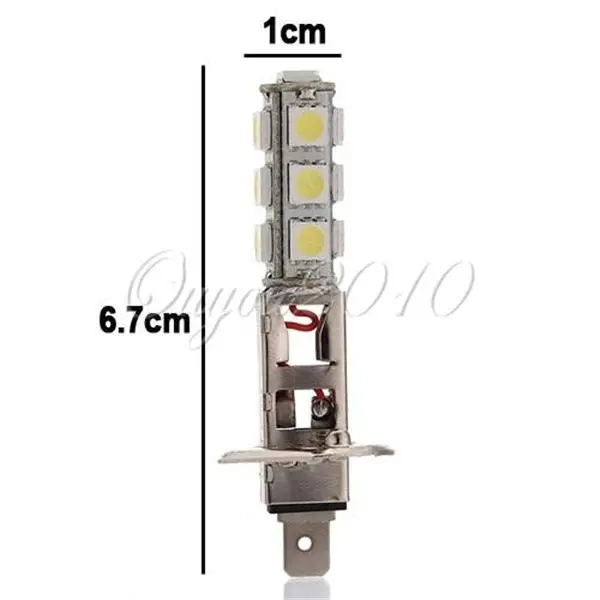 2 шт. большая акция H1 Высокая мощность 5050 SMD 13 светодиодный Белый Авто фара