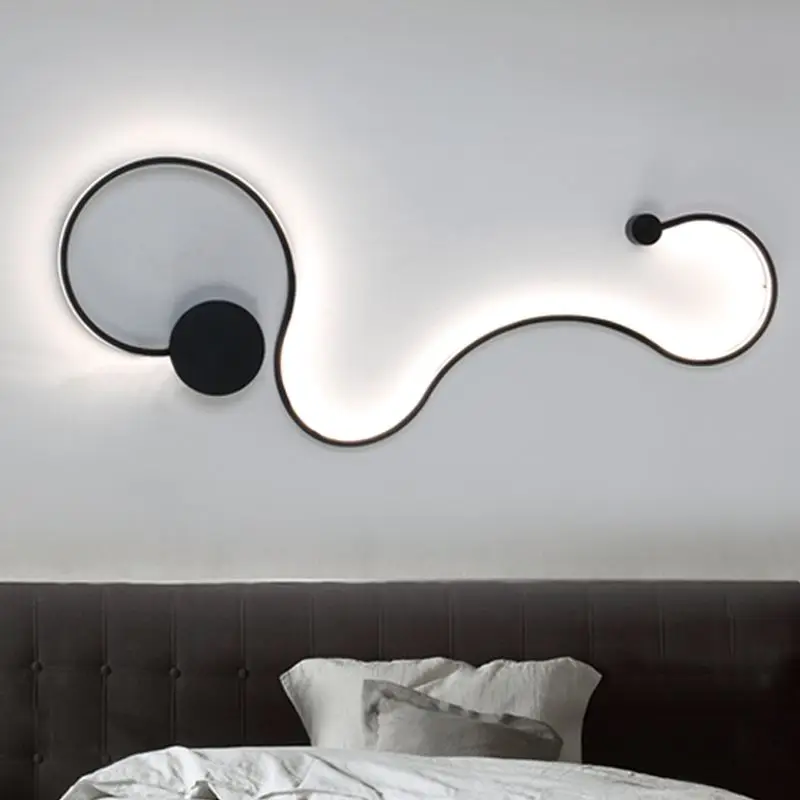 Алюминиевая настенная лампа для зеркала современное бра спальни ванной балкона