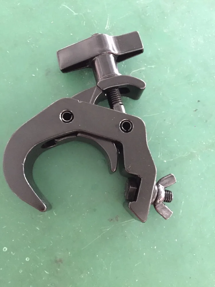 Зажим алюминиевого сценического Света черного цвета 40 шт./лот Подвижная головка