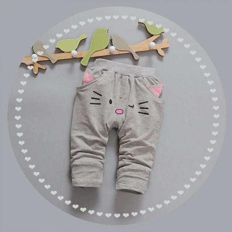 Новые весенне осенние Повседневное детей для маленьких девочек милый мультфильм