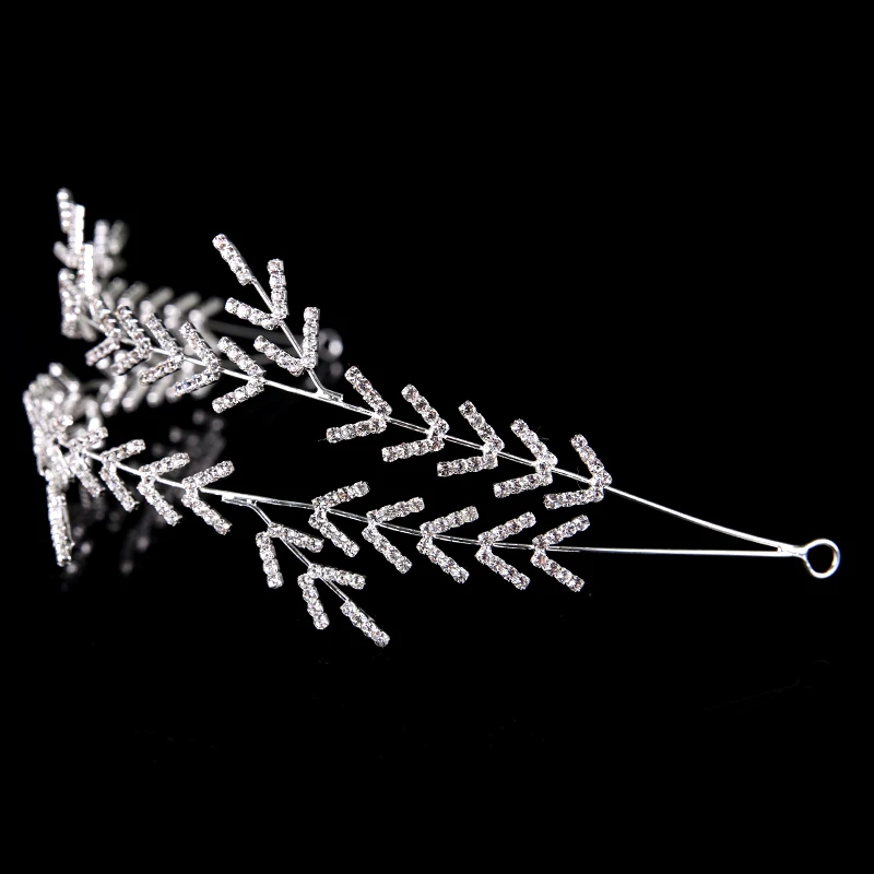 Изысканная Серебряная повязка для волос ручной работы тиара Снежинка Ювелирное