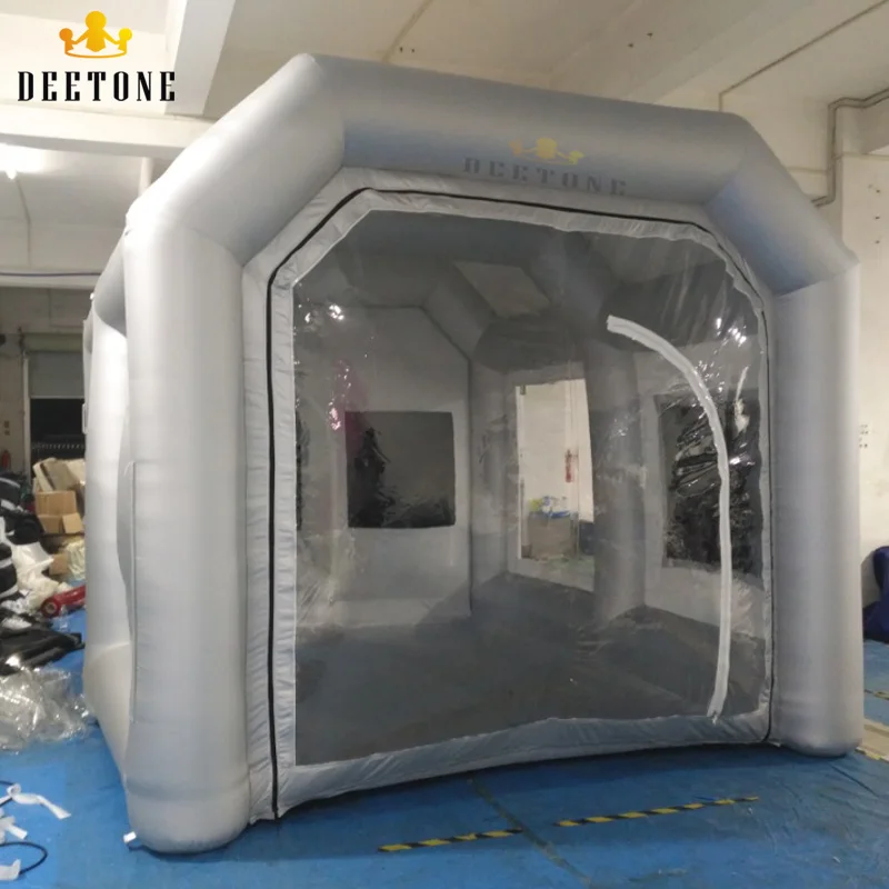 DEETONE 4x3 mH портативная надувная покрасочная Палатка используется аэрозольная
