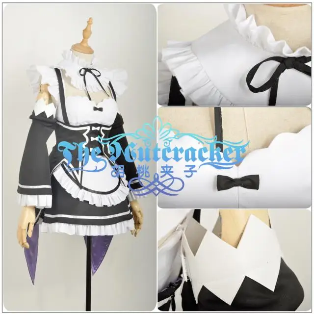 Rem костюм для костюмированной вечеринки на заказ униформа горничной Re: Life in a Different