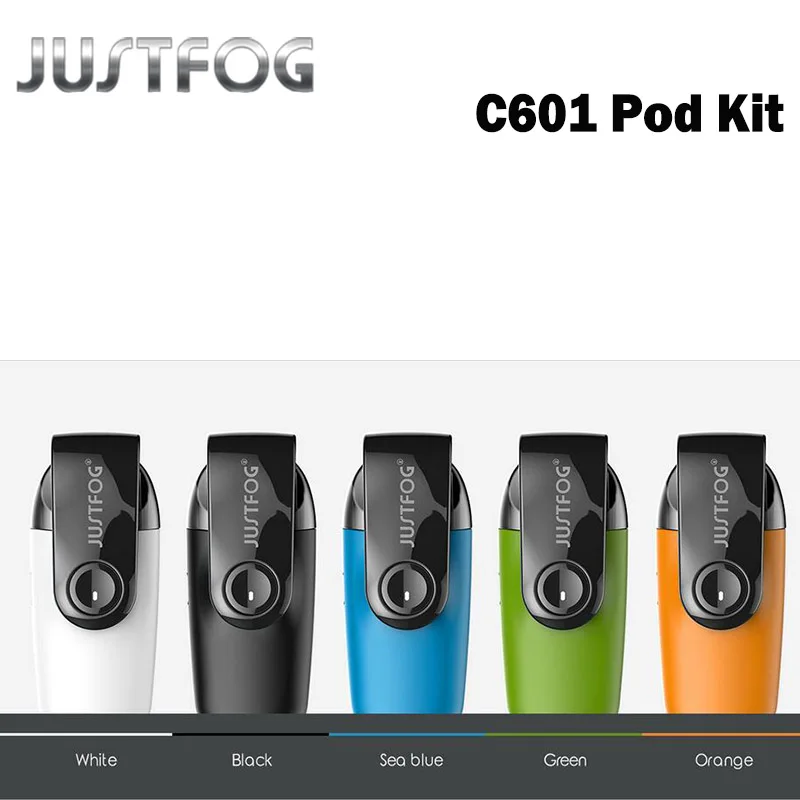 Оригинальный набор Justfog C601 Pod с аккумулятором 650 мАч и многоразовым резервуаром 1 7