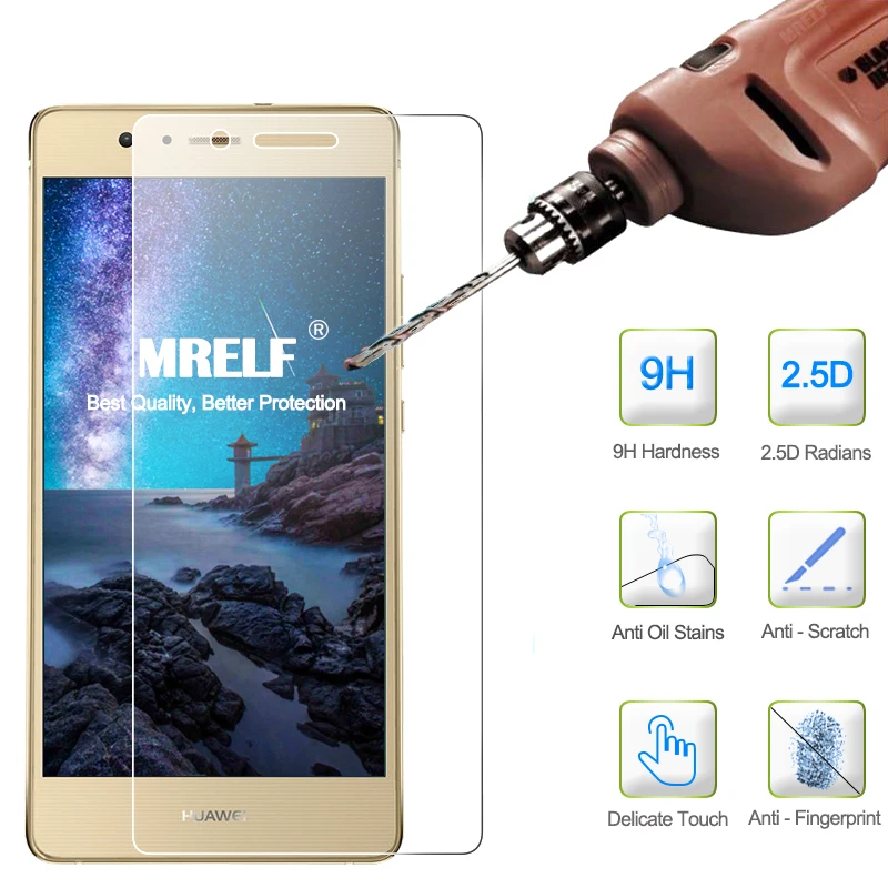 MRELF закаленное стекло для Huawei P9 Lite 2017 защита экрана на 9H телефон Защитное |