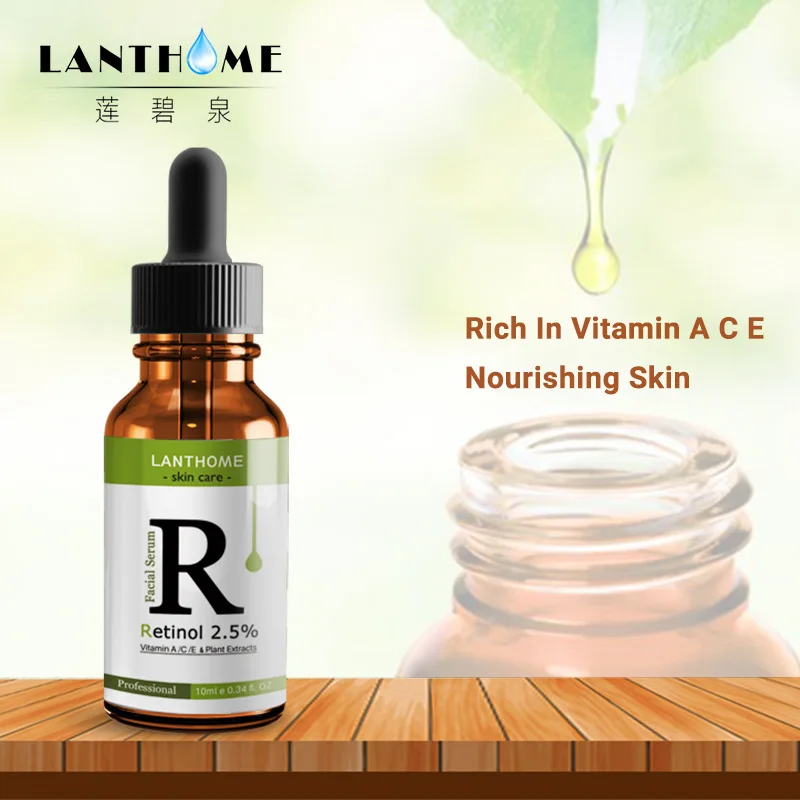 Lanthome 10 мл Retinol 2.5% Витамин C/Уход за лицом крем для лица против морщин и Сыворотки