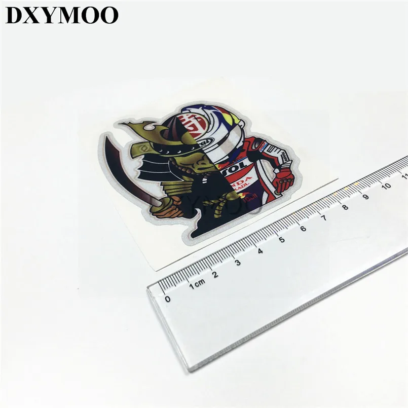 5 шт. мотоциклетный шлем автомобильная Наклейка виниловая Светоотражающая