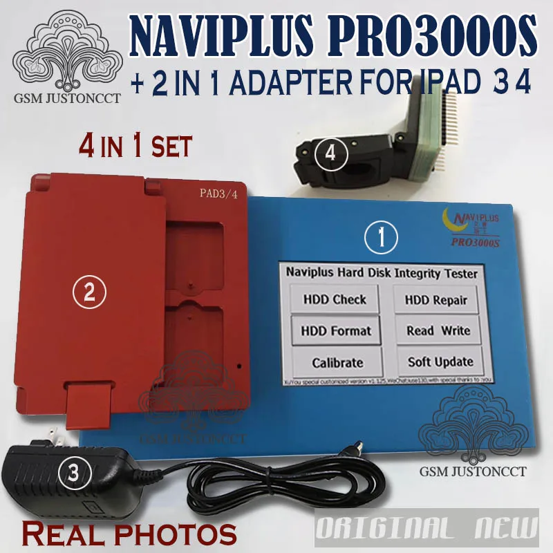 Naviplus Pro3000s NAND ремонтный инструмент модуль для вспышки без удаления адаптердля iphone
