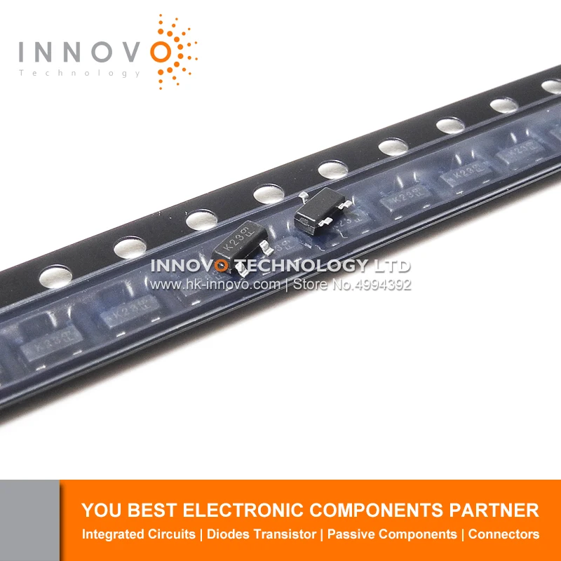 INNOVO BSS123 7 F K23 SOT 23 Бесплатная доставка 100% Новый оригинальный 50 шт./лот 500 3000