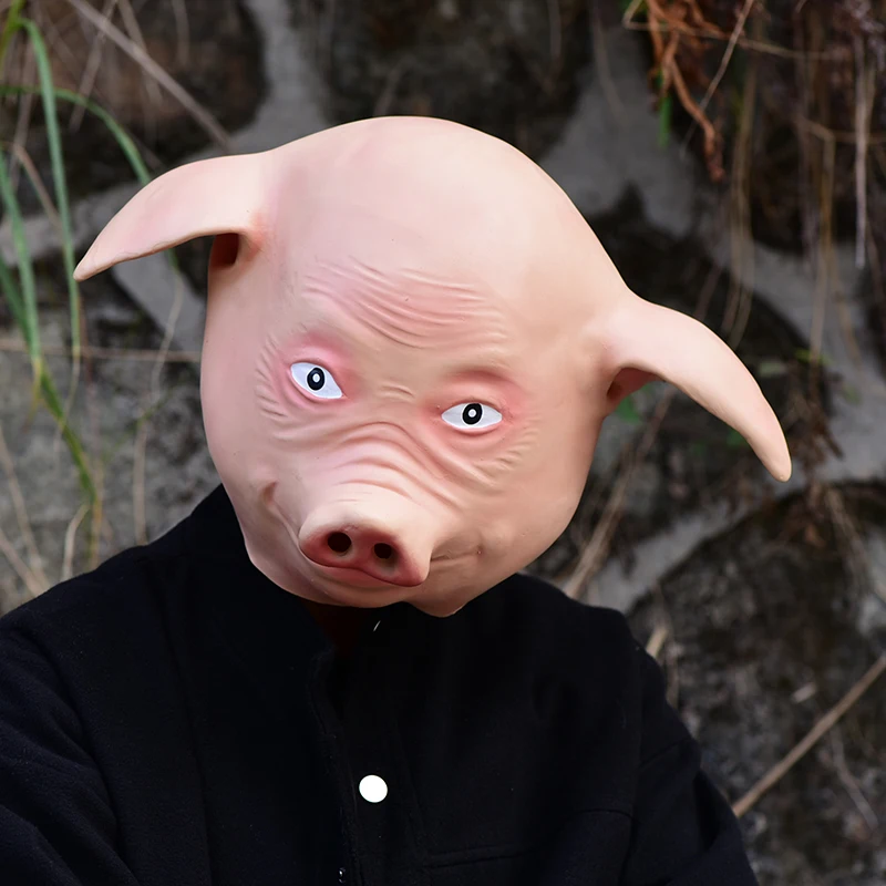 

Латексная Маска на все лицо для Хэллоуина, маскарадные маски с головой милых животных, силиконовая резиновая латексная маска для вечеринки,...