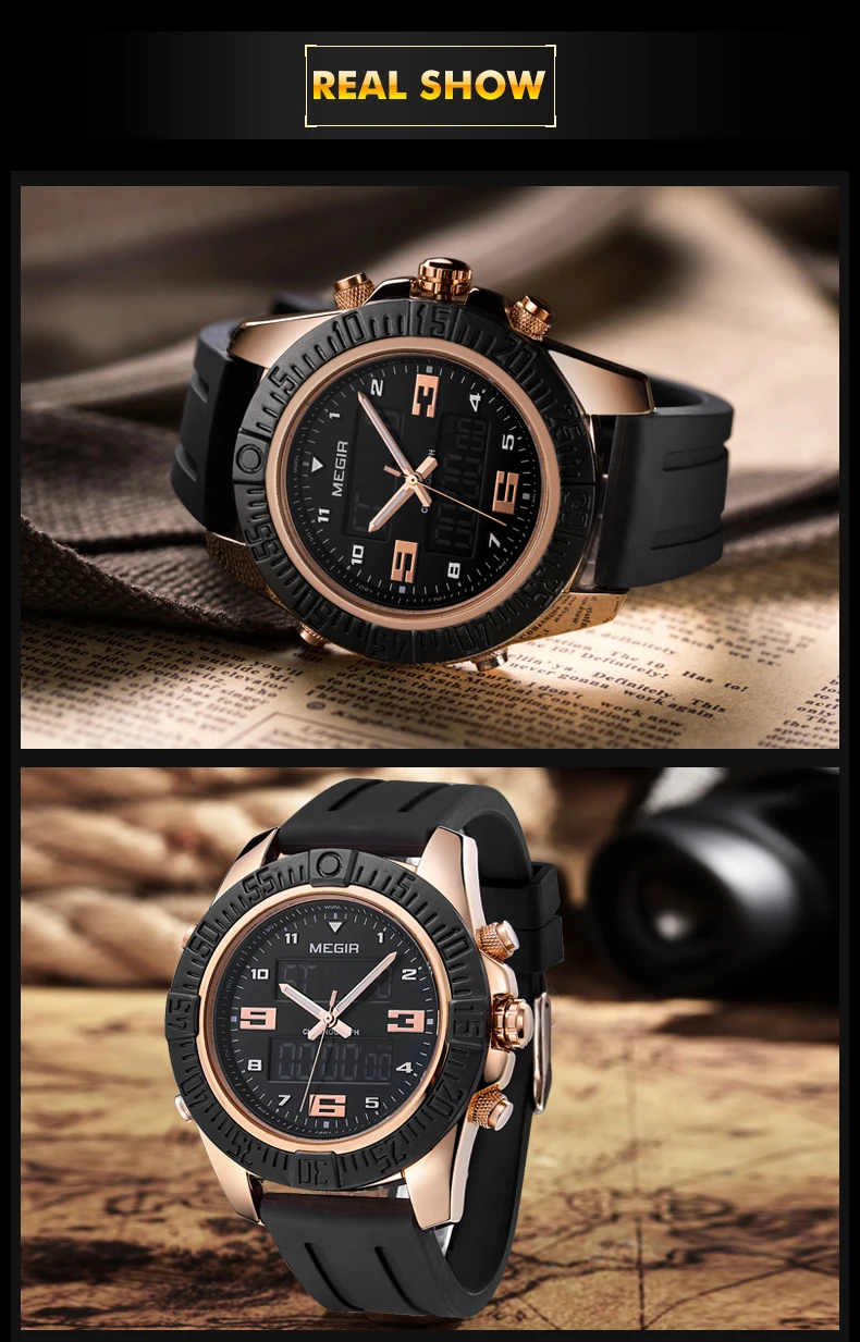 MIGRE Men Military Army Men Watch Reloj Hombre Led Digital Sport Wristwatch Men Gift Analog Automatic Watches Male Clock