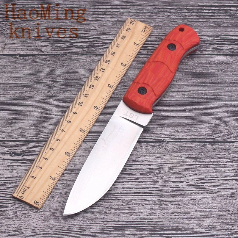 Practical defensive tactics camping fixed knife portable outdoor survival hunting rescue G10 Knives D2 steel K sheath EDC tools |