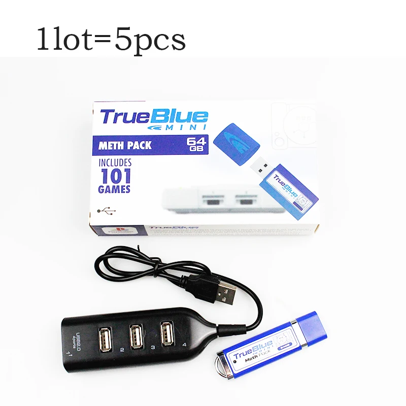 Dealonow True Blue mini Crackhead pack 64 г 101 игр Набор для борьбы с местом ps1 Classic ps | Электроника