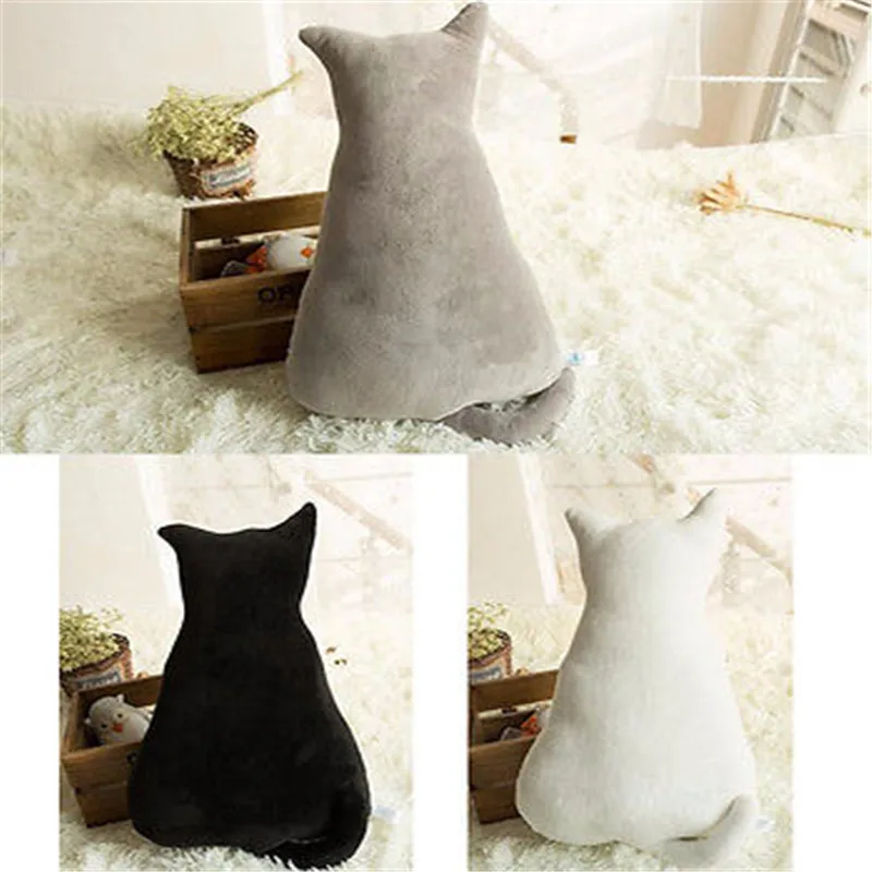 2017 новая мода 45 см мягкая модная задняя тень кошачье сиденье диван подушка милые